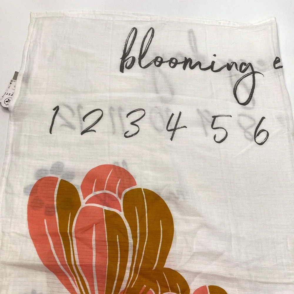 Honest Baby Milestone Blanket 100% Cotton 